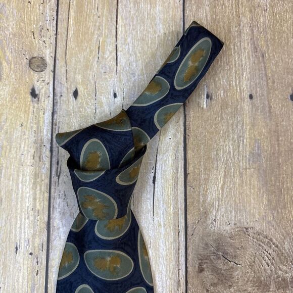 Fendi Cravatte Silk Tie Vintage Made In Italy - Picture 6 of 8